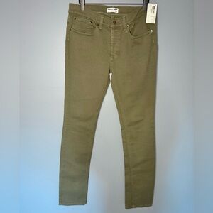 NWT American Apparel Women’s Skinny Jeans in Olive | Size 32